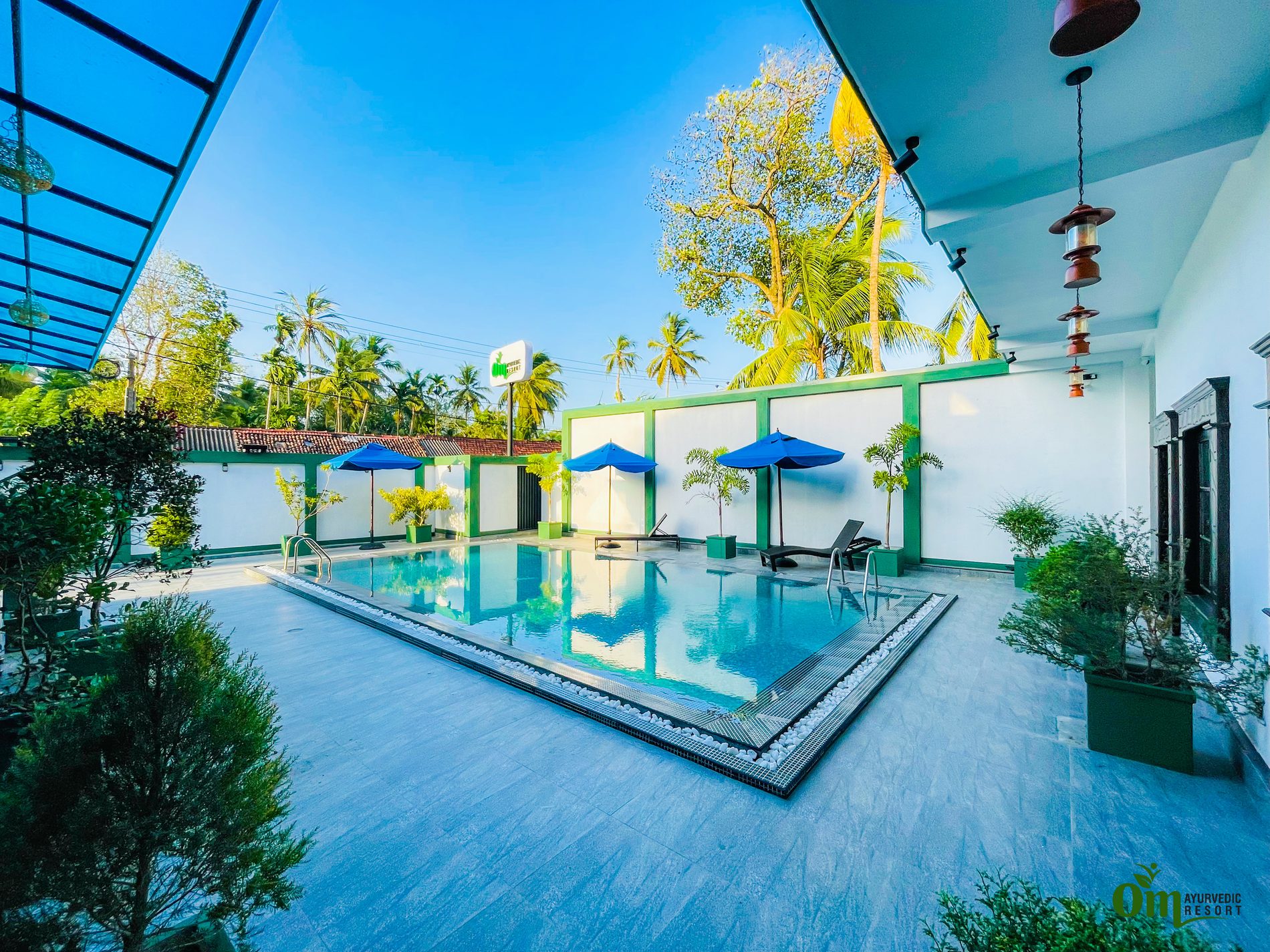 Day outing pool area