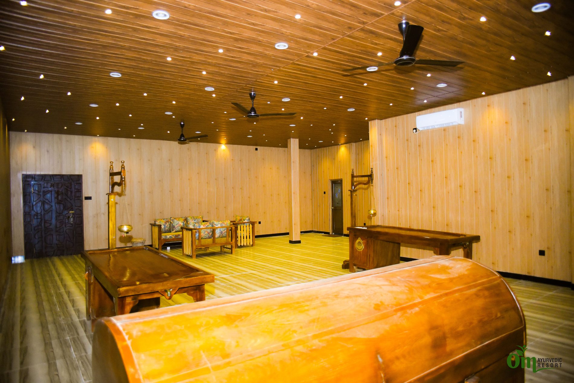 Ayurvedic spa hall